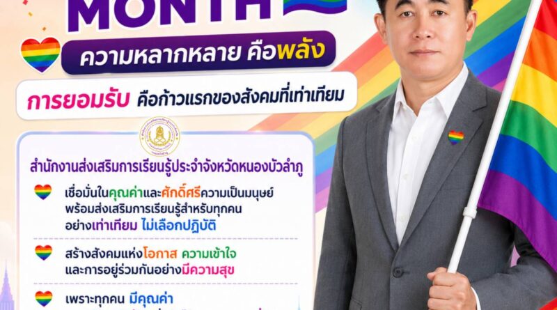 สำนักงานส่งเสริมการเรียนรู้ประจำจังหวัดหนองบัวลำภู เชื่อมั่นในคุณค่าและศักดิ์ศรีความเป็นมนุษย์